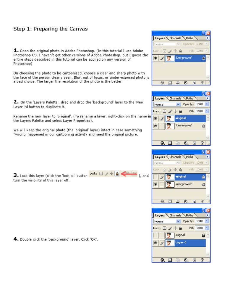 Photoshop Cartooning Guide | PDF | Adobe Photoshop | Imaging