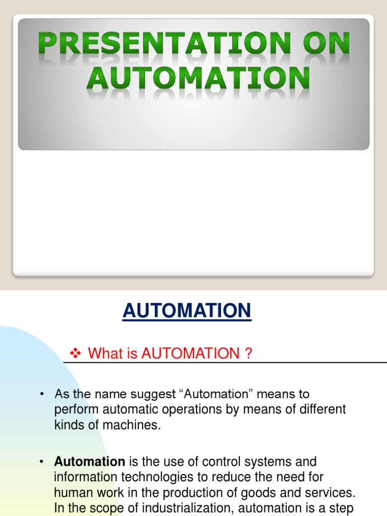 Understanding Automation and PLC Systems | PDF | Programmable Logic ...
