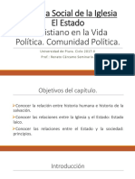 Cristiano y Política. Comunidad Política.