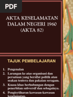 Akta Keselamatan Dalam Negeri 1960