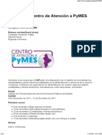 Cursos Del Centro de Atención a PyMES