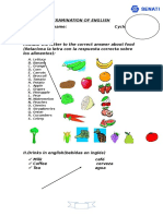 Examination of English