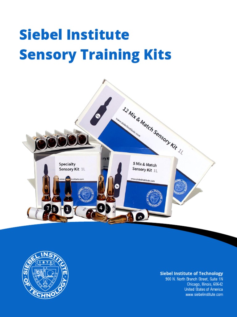 Siebel Sensory Kits Instructions 1 PDF Hops Beer