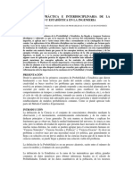 Aplicación Práctica de La Probabilidad y Estadística en La Ingeniería