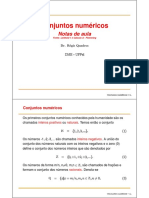 Conjuntos Númericos PDF