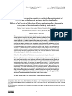 Intervención Cognitivo-Conductual en Cuidadores