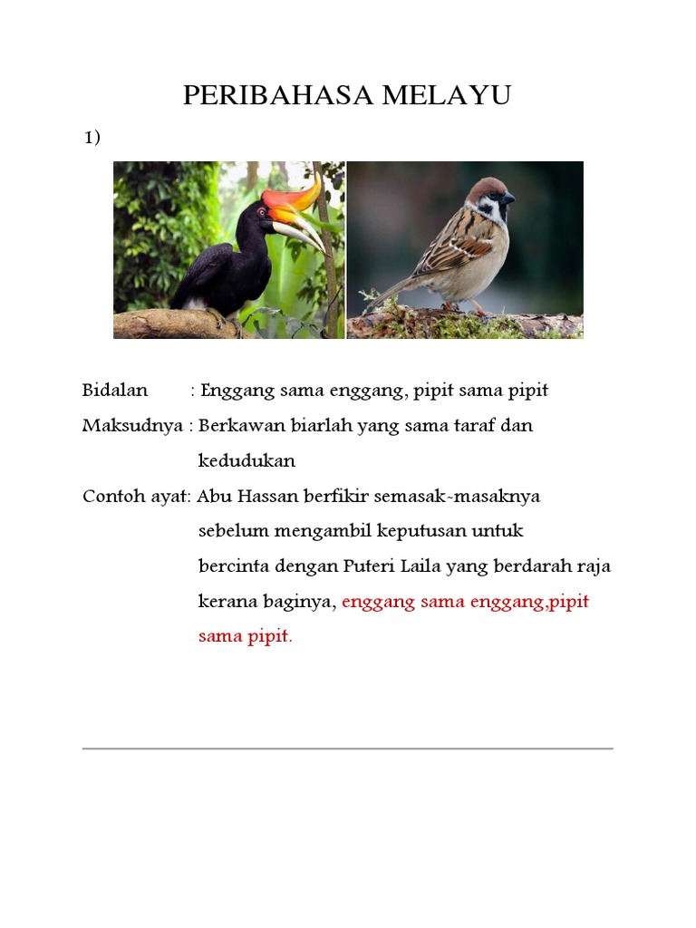 Peribahasa Melayu Pdf