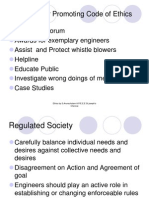 Proposals For Promoting Code of Ethics