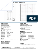 Data Sheet LH8110-59: Specification Shaft Seal