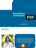 Redes Sociales Audiovisuales Sesion 03-11-16