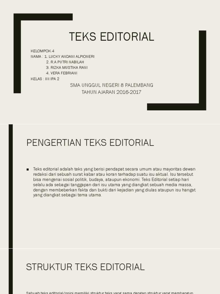 Teks Editorial