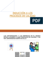 Inducción A Los Procesos de Calidad