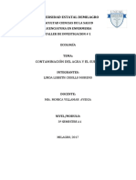 Contaminacion Del Agua y El Suelo