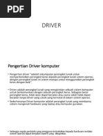 Pengertian dan Fungsi Driver Komputer | PDF