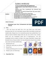 Indikator Kelulusan 2 Un Biologi