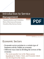 Introduction To Service Management
