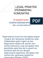 Aspek Legal Praktek Keperawatan Komunitas