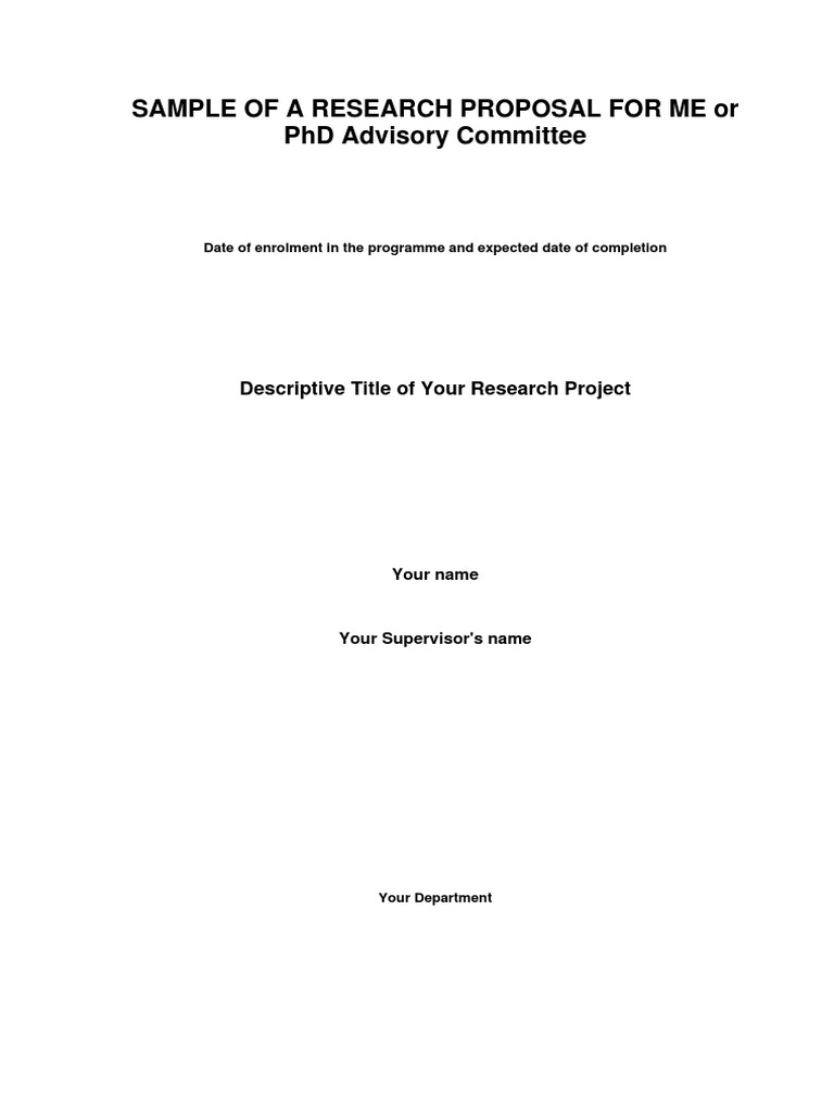 Sample Research Proposal 2 PDF | PDF