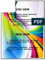 Visi & Misi Hem 2016