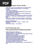 Recommended Books for Gate 2010