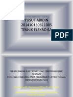 Perancangan Electronic Load Controller (Elc) Sebagai