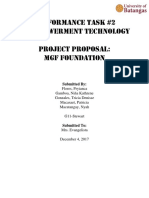 Performance Task #2 in Empowerment Technology Project Proposal: MGF Foundation