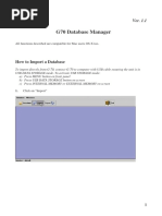 G70Database Manager Owner's Manual1 - 1