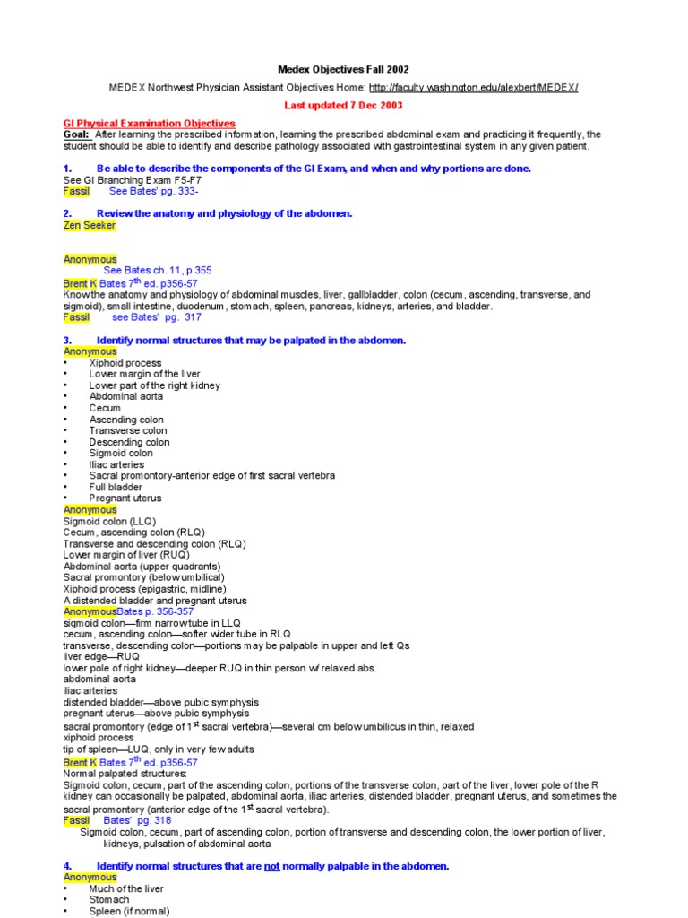 Physical Exam Abdomen Liver