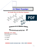 Les Grandes Classes Des Réactions Organiques SMC6