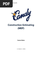 C205 - Candy Estimating - MEP - Rev 1.1 - 09-11 PDF