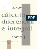 Calculo Diferencial e Integral. Tomo I - 1 - Piskunov PDF