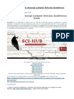 SCI HUB e Libgen PW Descarga Cualquier Artículos Académicos Gratis