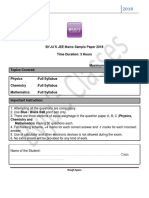 Jee Mains Sample Paper 4