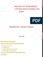 Dynamic Analysis of Train Bridge Interaction System With Flexible Car Body