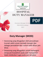 Hospital Duty Manager