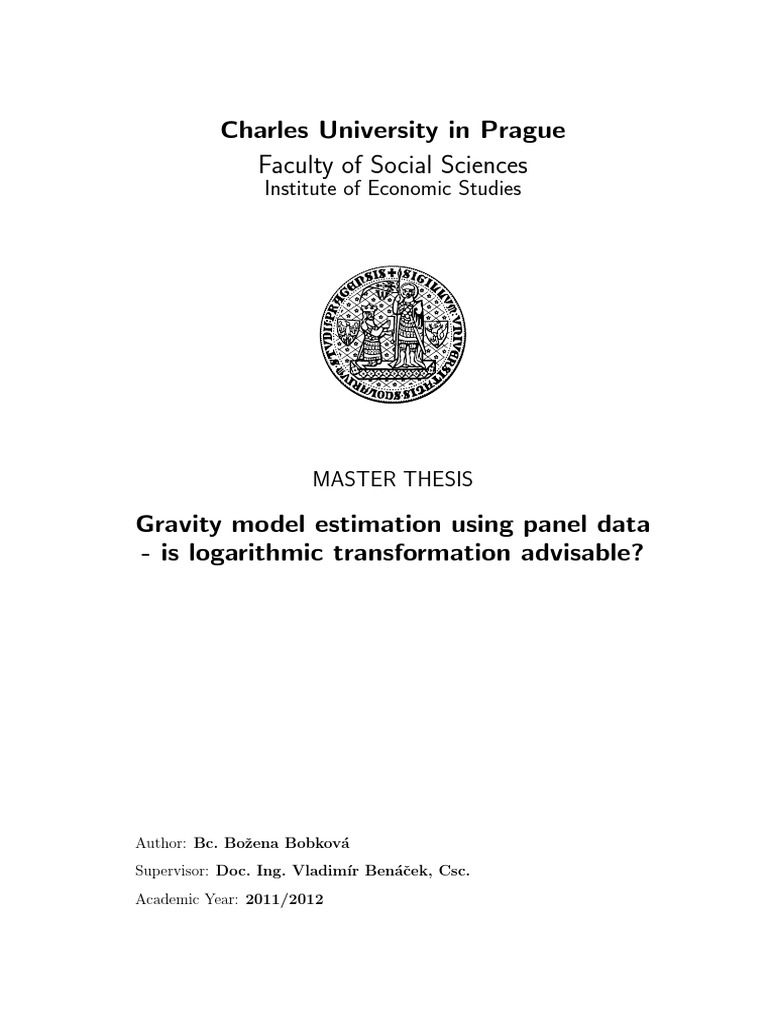 Escap Gravity Model Pdf _ (An updated version) – PCRG