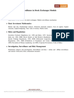 Surveillance in Stock Exchanges Module