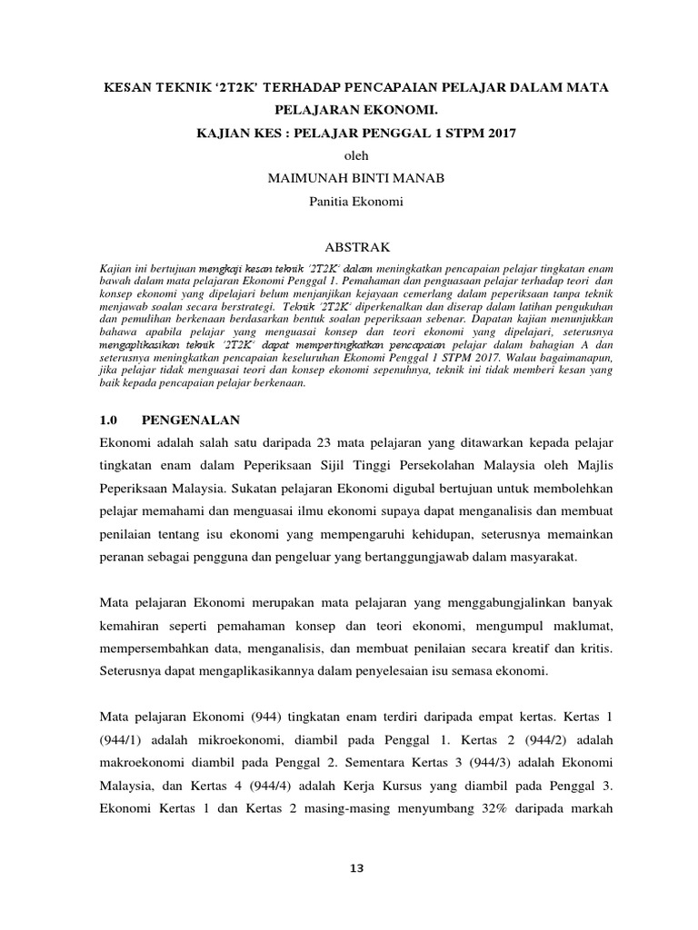 Ekonomi T6 Pdf