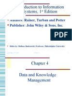 Introduction To Information Systems, 1 Edition: Authors: Rainer, Turban and Potter Publisher: John Wiley & Sons, Inc