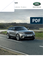 Range Rover Velar Specification Sheet - tcm297-446054