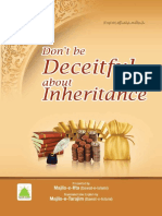 Don't Be Deceitful About Inheritance