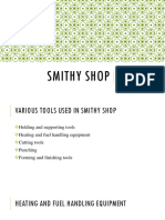 Smithy Shop: (Tools and Operations)