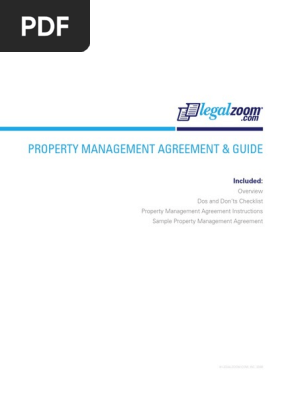 Property Management Agreement