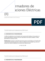 Transformadores de Subestaciones Eléctricas II