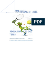 Reglas Básicas Del Tenis