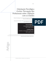 Orientaçao Psico Online A Percepçao Dos Profissionais PDF