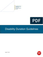 Disability Duration Guidelines