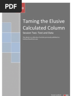 Download End User Share Point The Calculated Column Session 02 eBook by kjamsheed SN36965909 doc pdf