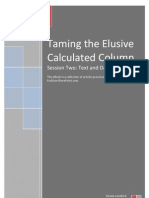 End User Share Point The Calculated Column Session 02 Ebook