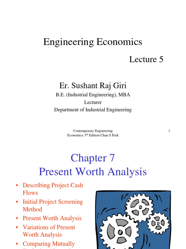 engineering economics assignment